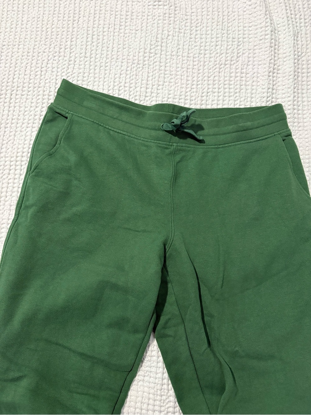 L.L. Bean Women's Ultrasoft Sweats, Straight-Leg in green - Picture 2 of 6